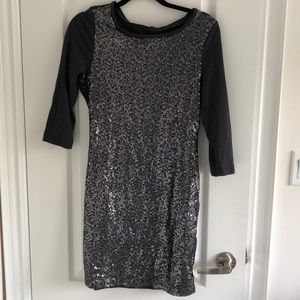 Sparkly grey dress